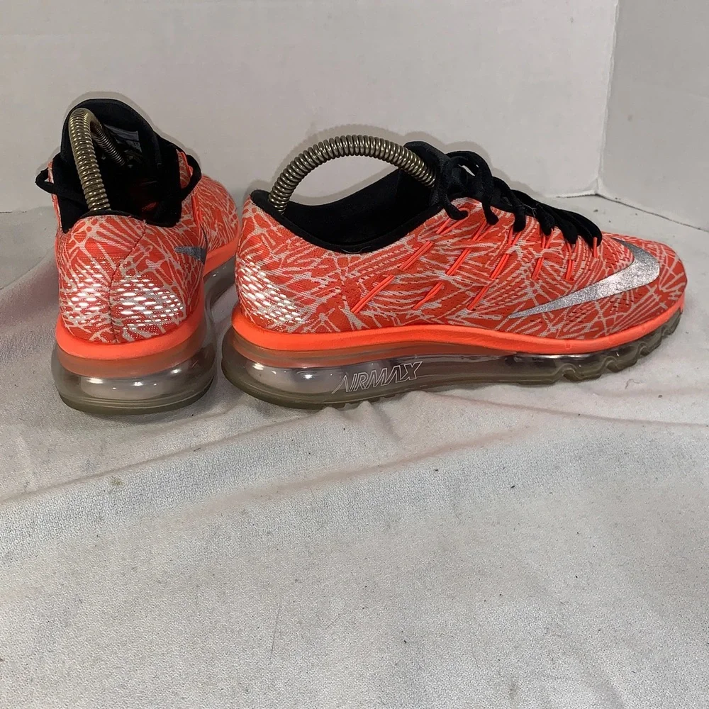 Nike Womens Air Max 2016 Print ‘Hyper Orange’ Sneakers